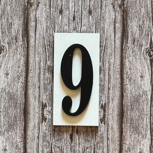 Number Placard - 9
